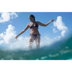 HAUT DE MAILLOT DE BAIN FEMME TRIANGLE COULISSANT COQUES AMOVIBLES MAE POLY -Magasin De Matériel De Surf haut de maillot de bain femme triangle coulissant coques amovibles mae poly 1