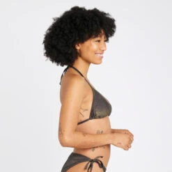 Haut De Maillot De Bain Triangle Femme - Mae Noir Pailleté 7 Haut De Maillot De Bain Triangle Femme - Mae Noir Pailleté -Magasin De Matériel De Surf haut de maillot de bain triangle femme mae noir paillete 1