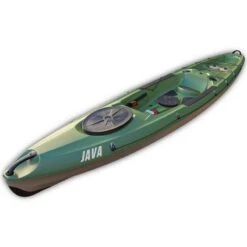 TAHE Kayak Rigide De Randonnée/pêche - Java Fishing Vert -Magasin De Matériel De Surf kayak rigide de randonneepeche java fishing vert 2