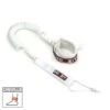 LEASH DE SUP COIL 9' - HOWZIT - BLANC - -Magasin De Matériel De Surf leash de sup coil 9 howzit blanc