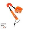 LEASH DE WINGFOIL HOWZIT COIL ORANGE POIGNET 4' 2 LEASH DE WINGFOIL HOWZIT COIL ORANGE POIGNET 4' -Magasin De Matériel De Surf leash de wingfoil howzit coil orange poignet 4