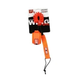 LEASH DE WINGFOIL HOWZIT COIL ORANGE POIGNET 4' -Magasin De Matériel De Surf leash de wingfoil howzit coil orange poignet 4 2