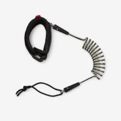 Leash Spiralé Bodyboard 900 Biceps Noir