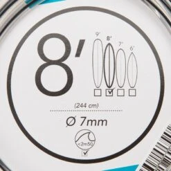 Leash Surf 8' (240 Cm) Diamètre 7 Mm Noir 17 Leash Surf 8' (240 Cm) Diamètre 7 Mm Noir -Magasin De Matériel De Surf leash surf 8 240 cm diametre 7 mm noir 5