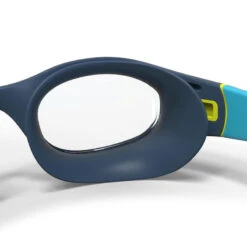 Lunettes De Natation 100 Soft - Taille S - Verres Clairs - Bleu Jaune -Magasin De Matériel De Surf lunettes de natation 100 soft taille s verres clairs bleu jaune 4