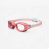 Lunettes De Natation SOFT - Verres Clairs - Petite Taille - Rose Turquoise -Magasin De Matériel De Surf lunettes de natation soft verres clairs petite taille rose turquoise