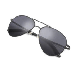Lunettes De Soleil Aviateur Acier Inox Surf Homme Et Femme Monza Noir -Magasin De Matériel De Surf lunettes de soleil aviateur acier inox surf homme et femme monza noir 1