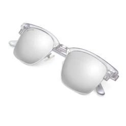 Lunettes De Soleil Fashion Acier Inox Surf Homme Et Femme Skyline Blanc -Magasin De Matériel De Surf lunettes de soleil fashion acier inox surf homme et femme skyline blanc 1