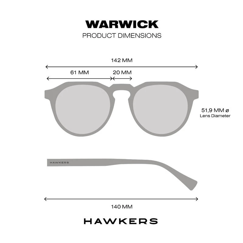 HAWKERS Lunettes De Soleil Pour Homme Et Femme CARBON BLACK SKY - WARWICK Raw 8 HAWKERS Lunettes De Soleil Pour Homme Et Femme CARBON BLACK SKY - WARWICK Raw – Image 6