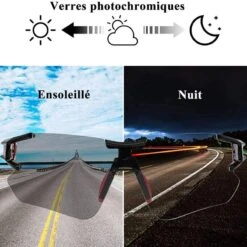 ROCKBROS Lunettes Photochromiques De Vélo 10125 Anti-uv400 - Noir Et Rouge -Magasin De Matériel De Surf lunettes photochromiques de velo 10125 anti uv400 noir et rouge 5