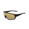 Rockrider LUNETTES VTT XC RACE NOIRES GOLD VERRES INTERCHANGEABLES CAT 0+3 -Magasin De Matériel De Surf lunettes vtt xc race noires gold verres interchangeables cat 03