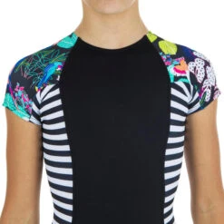 Maillot De Bain 1 Pièce Bleu Corail -Magasin De Matériel De Surf maillot de bain 1 piece bleu corail 4