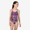 Maillot De Bain 1 Pièce Fille - 100 Hiloe Tropical Party Rose -Magasin De Matériel De Surf maillot de bain 1 piece fille 100 hiloe tropical party rose