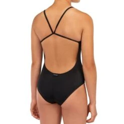 MAILLOT DE BAIN 1 PIECE FILLE 100 NOIR -Magasin De Matériel De Surf maillot de bain 1 piece fille 100 noir 3