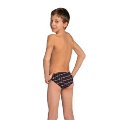 Maillot De Bain Slip Enfant ARENA SKULL Noir -Magasin De Matériel De Surf maillot de bain slip enfant arena skull noir 2