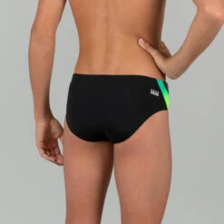 MAILLOT DE BAIN SLIP NATATION GARCON 900 YOKE GRAD VERT -Magasin De Matériel De Surf maillot de bain slip natation garcon 900 yoke grad vert 2
