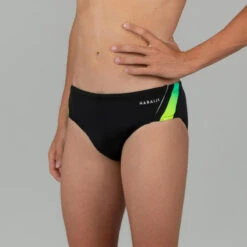 MAILLOT DE BAIN SLIP NATATION GARCON 900 YOKE GRAD VERT -Magasin De Matériel De Surf maillot de bain slip natation garcon 900 yoke grad vert 3