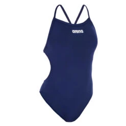 MAILLOT DE BAIN UNE PIECE FEMME ARENA SOLID TECH MARINE -Magasin De Matériel De Surf maillot de bain une piece femme arena solid tech marine 3