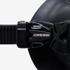 MASQUE DE CHASSE SOUS MARINE ET APNEE ATOM CRESSI NOIR -Magasin De Matériel De Surf masque de chasse sous marine et apnee atom cressi noir 4