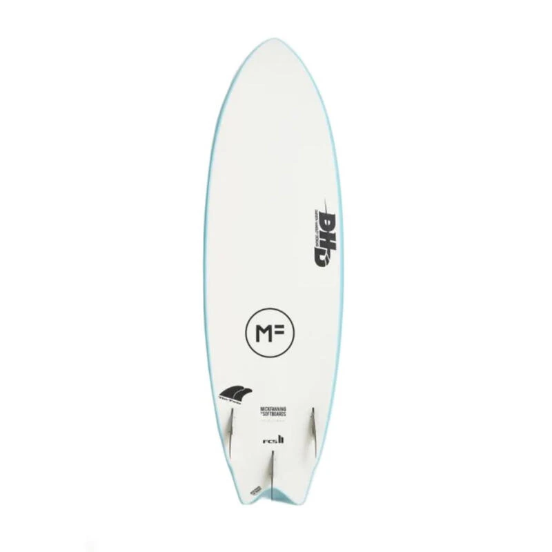 MF X DHD Twin 5’4 Softboard- Blue 4 MF X DHD Twin 5’4 Softboard- Blue – Image 2