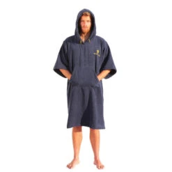 Pacifique Sud | Poncho Surf | Blue | 100% Coton | Unisexe | Avec Manches -Magasin De Matériel De Surf pacifique sud poncho surf blue 100 coton unisexe avec manches 3
