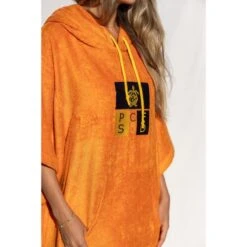 Pacifique Sud | Poncho Surf | Orange | Avec Manches -Magasin De Matériel De Surf pacifique sud poncho surf orange avec manches 4