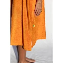Pacifique Sud | Poncho Surf | Orange | Avec Manches -Magasin De Matériel De Surf pacifique sud poncho surf orange avec manches 6