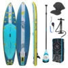PACK (PLANCHE, POMPE, PAGAIE) STAND UP PADDLE GONFLABLE WATTSUP SILV 11'6 COMBO -Magasin De Matériel De Surf pack planche pompe pagaie stand up paddle gonflable wattsup silv 116 combo