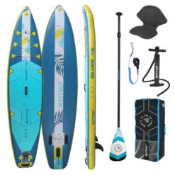 PACK (PLANCHE, POMPE, PAGAIE) STAND UP PADDLE GONFLABLE WATTSUP SILV 11'6 COMBO