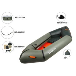 Packraft 100 Kayak Gonflable Rivière TPU 1 Place - PR100 -Magasin De Matériel De Surf packraft 100 kayak gonflable riviere tpu 1 place pr100 6