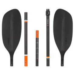 Pagaie De Kayak/packraft Carbone-plastique Démontable-réglable 5 Parties 195-215 -Magasin De Matériel De Surf pagaie de kayakpackraft carbone plastique demontable reglable 5 parties 195 215 5