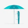 Decathlon PARASOL DE PLAGE PARUV 160 UPF 50+ 2 PLACES - Bleu Vert -Magasin De Matériel De Surf parasol de plage paruv 160 upf 50 2 places bleu vert
