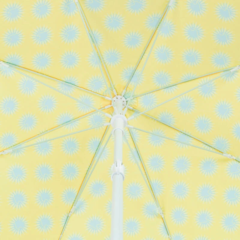 Decathlon PARASOL DE PLAGE PARUV 160 UPF 50+ 2 PLACES - IMPRIMÉ JAUNE 7 Decathlon PARASOL DE PLAGE PARUV 160 UPF 50+ 2 PLACES - IMPRIMÉ JAUNE – Image 5