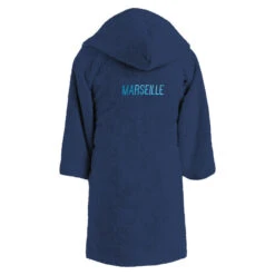 Peignoir De Bain Enfant 100% Coton Football Marseille - Ruban -Magasin De Matériel De Surf peignoir de bain enfant 100 coton football marseille ruban 5