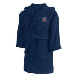 Peignoir De Bain Enfant 100% Coton Football Paris - Tricolore -Magasin De Matériel De Surf peignoir de bain enfant 100 coton football paris tricolore 3