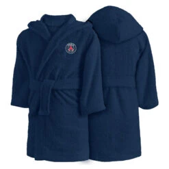 Peignoir De Bain Enfant 100% Coton Football Paris - Tricolore -Magasin De Matériel De Surf peignoir de bain enfant 100 coton football paris tricolore 4