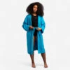 Peignoir De Bain Femme Coton Turquoise -Magasin De Matériel De Surf peignoir de bain femme coton turquoise