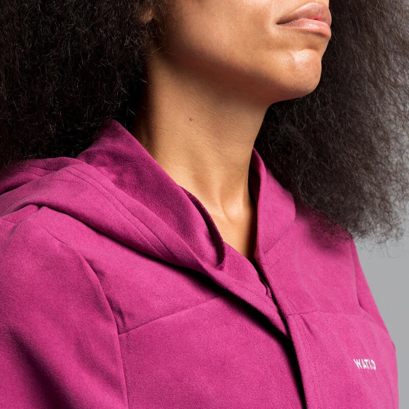 Peignoir De Bain Femme Microfibre Compact Violet 7 Peignoir De Bain Femme Microfibre Compact Violet – Image 5