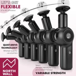 Pistolet De Massage Northgun FLEX Noir - Massage Gun Professionel -Magasin De Matériel De Surf pistolet de massage northgun flex noir massage gun professionel 2