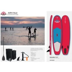 Planche De Stand Up Paddle Gonflable Mahana 10'0" Yellow -Magasin De Matériel De Surf planche de stand up paddle gonflable mahana 100 yellow 2