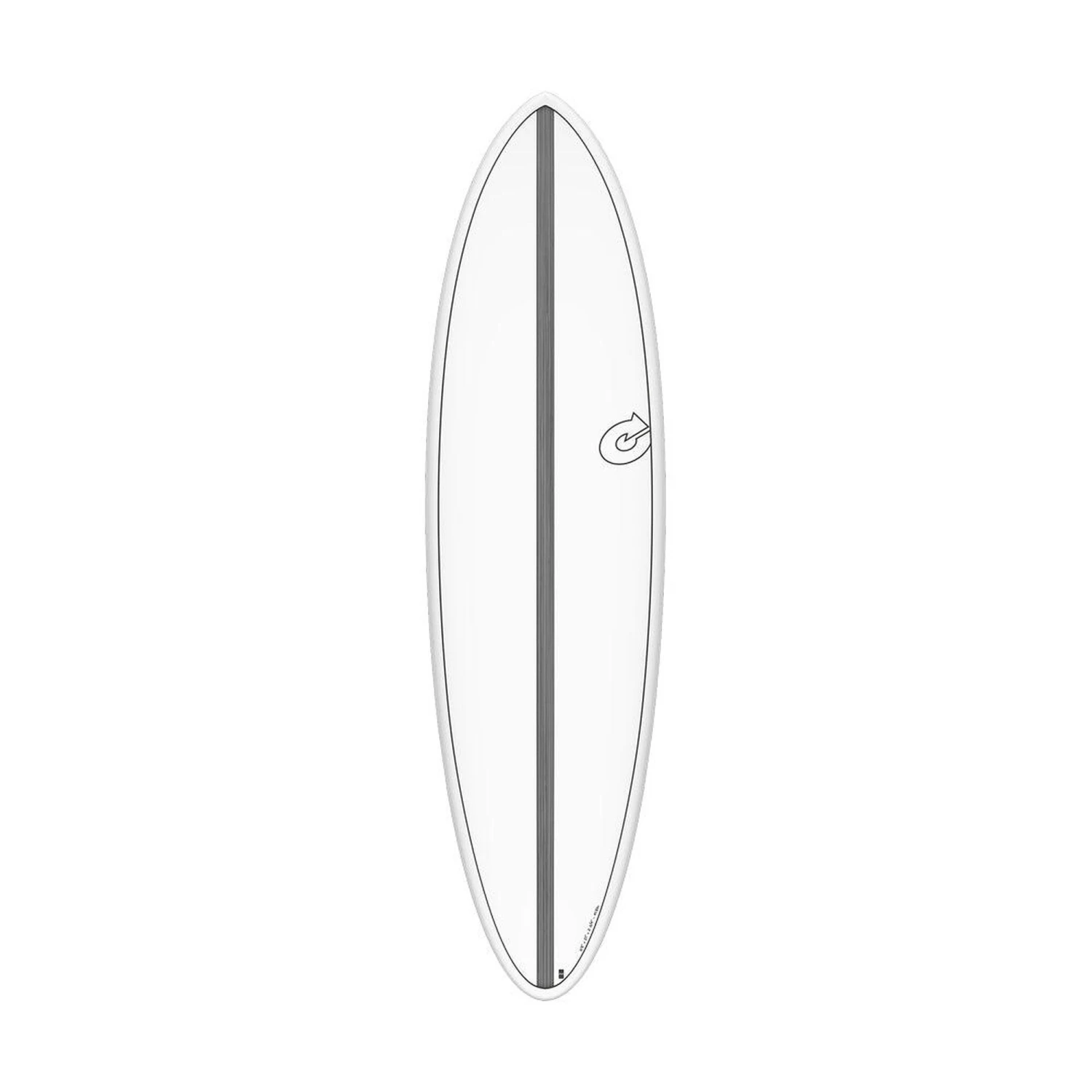 Planche De Surf Funboard Torq TET CS White/carbon Strip 6'8 3 Planche De Surf Funboard Torq TET CS White/carbon Strip 6'8
