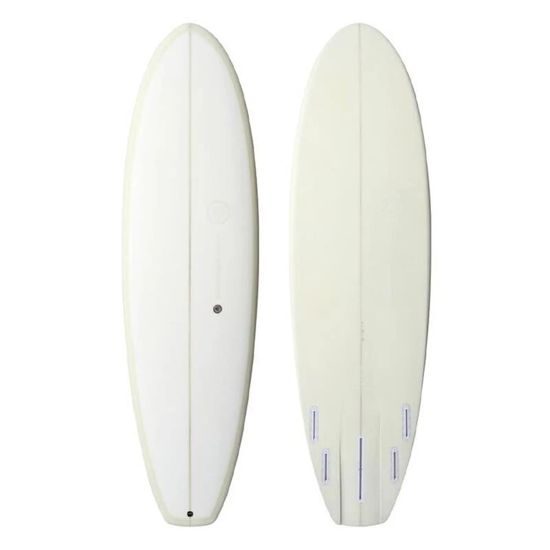 Planche De Surf QUOKKA Hybrid 5Fins White Deck Cream 6'6" 3 Planche De Surf QUOKKA Hybrid 5Fins White Deck Cream 6'6"