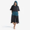 PONCHO SURF 500 ADULTE Noir -Magasin De Matériel De Surf poncho surf 500 adulte noir