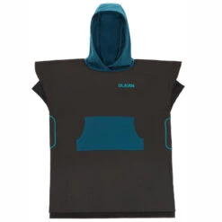 PONCHO SURF 500 ADULTE Noir -Magasin De Matériel De Surf poncho surf 500 adulte noir 4