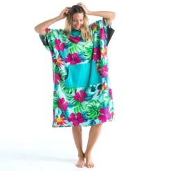 PONCHO SURF 500 ADULTE Print Bora 14 PONCHO SURF 500 ADULTE Print Bora -Magasin De Matériel De Surf poncho surf 500 adulte print bora 2