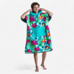 PONCHO SURF 500 ADULTE Print Bora 15 PONCHO SURF 500 ADULTE Print Bora -Magasin De Matériel De Surf poncho surf 500 adulte print bora 3