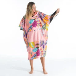 PONCHO SURF 500 ADULTE Print Cala -Magasin De Matériel De Surf poncho surf 500 adulte print cala 9