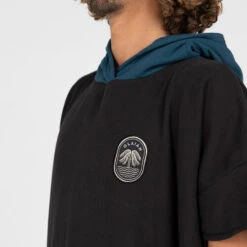 Poncho Surf Adulte - 500 Noir -Magasin De Matériel De Surf poncho surf adulte 500 noir 3