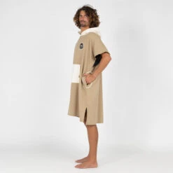 Poncho Surf Adulte - 500 Sable -Magasin De Matériel De Surf poncho surf adulte 500 sable 4