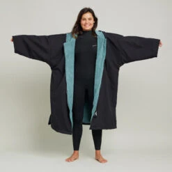 Poncho Surf Adulte - 950 Noir -Magasin De Matériel De Surf poncho surf adulte 950 noir 2
